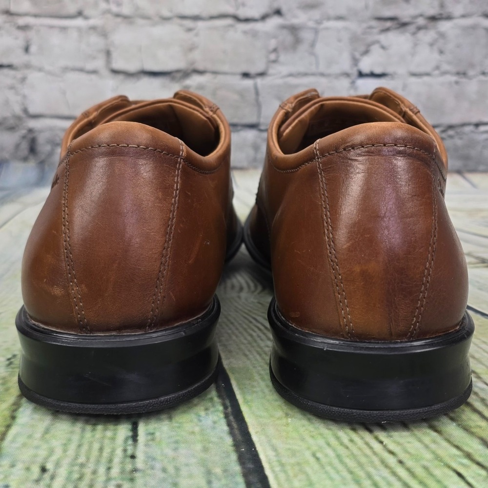 Clarks Bensley‎ Run Oxford Men's Size 12 M Brown Leather Dress Shoes Comfort - Picture 5 of 10